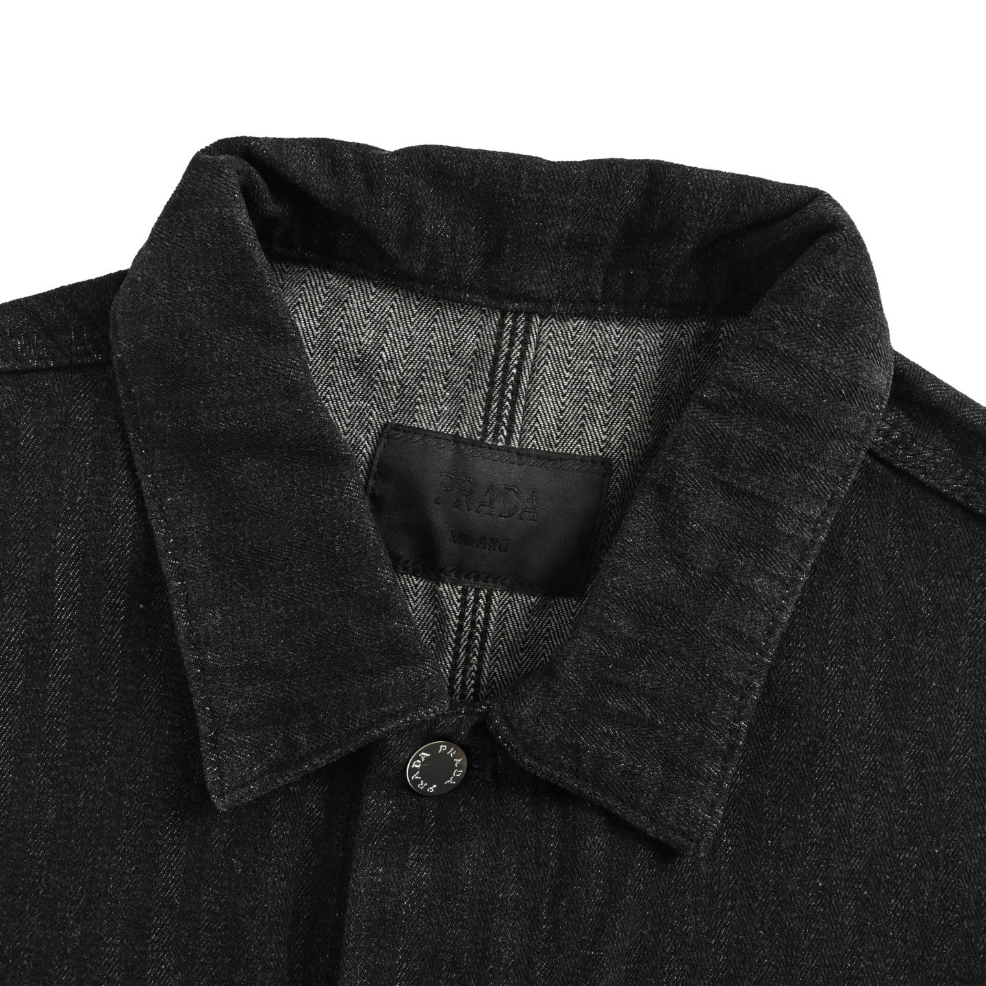 Prada/普拉达 25Fw 三角标水洗牛仔外套-Chinese UA Cheap High Quatity Brand Clothes Bags handbags Sneakers wholesale wholesaler seller from China Factory suppliers Fashion Clothing Shoes best Quality Beautiful Price Prada/普拉达 25Fw 三角标水洗牛仔外套