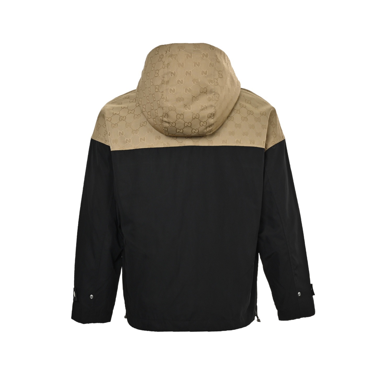 Gucci/古驰 24Fw 拼接满印老花连帽风衣外套-Chinese UA Cheap High Quatity Brand Clothes Bags handbags Sneakers wholesale wholesaler seller from China Factory suppliers Fashion Clothing Shoes best Quality Beautiful Price Gucci/古驰 24Fw 拼接满印老花连帽风衣外套