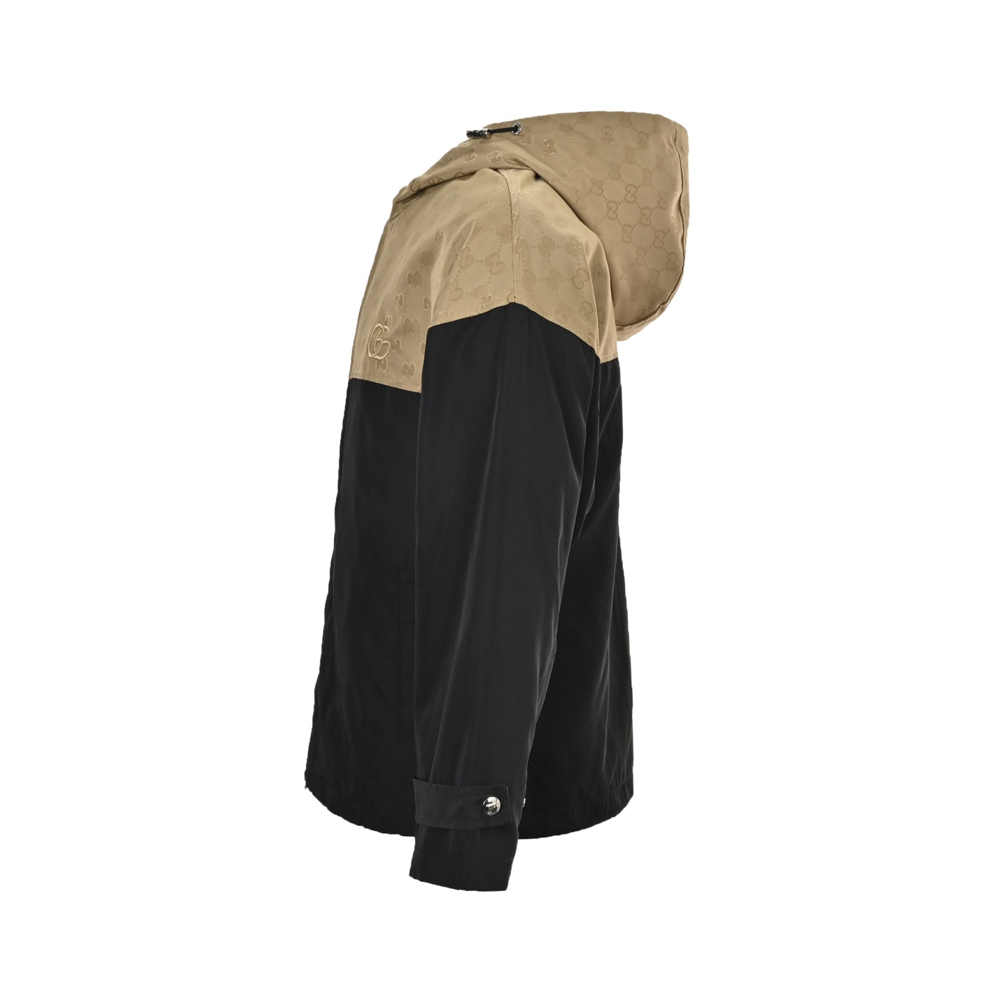 Gucci/古驰 24Fw 拼接满印老花连帽风衣外套-Chinese UA Cheap High Quatity Brand Clothes Bags handbags Sneakers wholesale wholesaler seller from China Factory suppliers Fashion Clothing Shoes best Quality Beautiful Price Gucci/古驰 24Fw 拼接满印老花连帽风衣外套