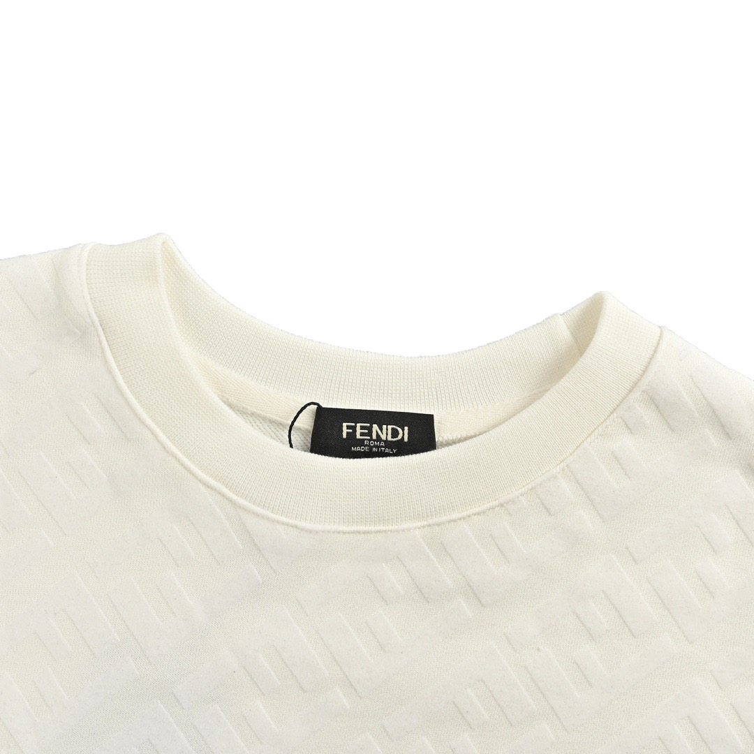 Fendi/芬迪 24Fw FF植绒圆领卫衣-Chinese UA Cheap High Quatity Brand Clothes Bags handbags Sneakers wholesale wholesaler seller from China Factory suppliers Fashion Clothing Shoes best Quality Beautiful Price Fendi/芬迪 24Fw FF植绒圆领卫衣