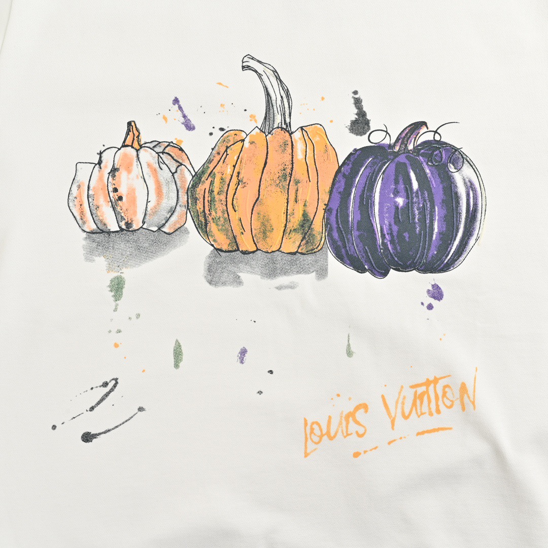 Louis Vuitton/路易威登 24FW 涂鸦手绘南瓜圆领卫衣-Chinese UA Cheap High Quatity Brand Clothes Bags handbags Sneakers wholesale wholesaler seller from China Factory suppliers Fashion Clothing Shoes best Quality Beautiful Price Louis Vuitton/路易威登 24FW 涂鸦手绘南瓜圆领卫衣
