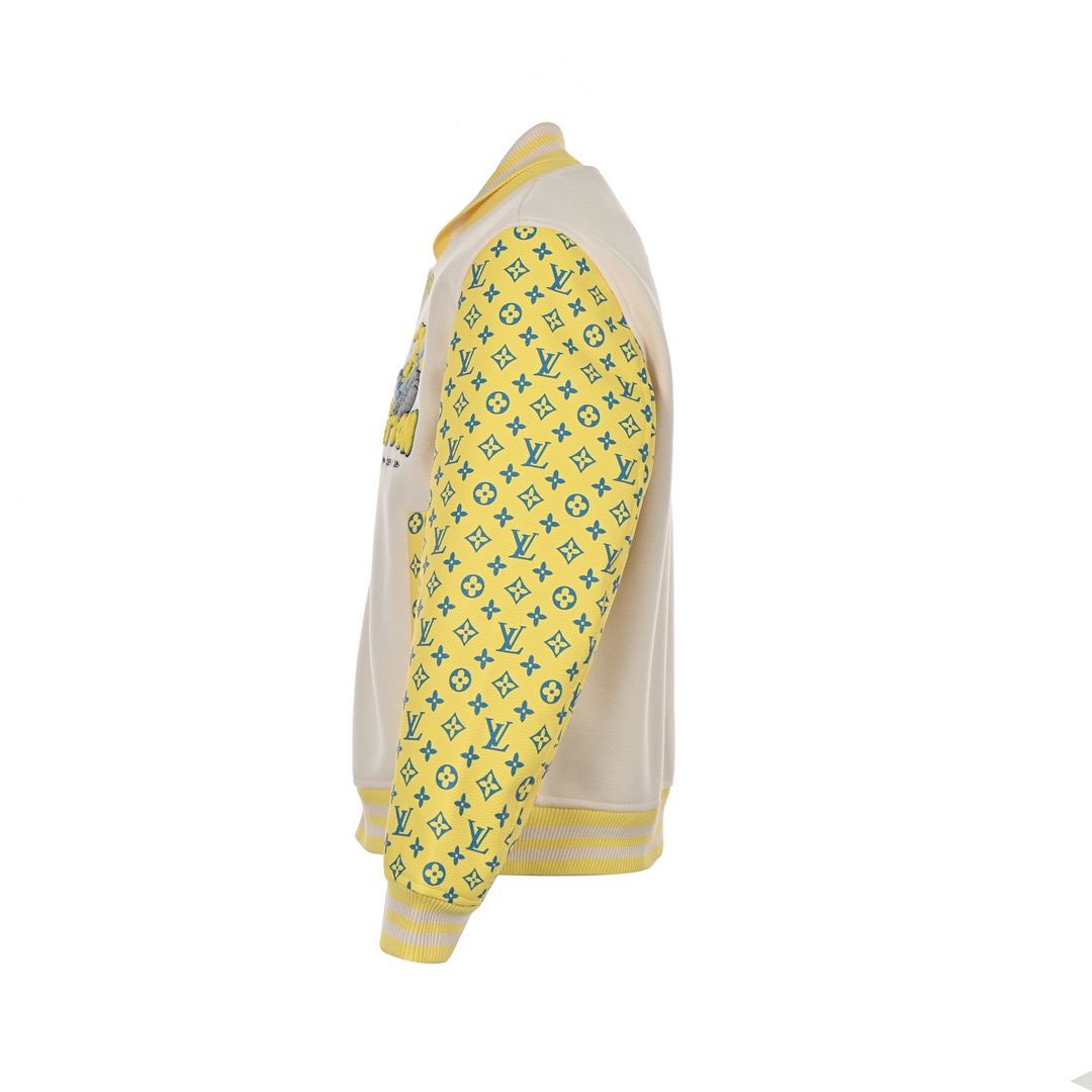 Louis Vuitton/路易威登 23ss 刺绣字母棒球夹克外套-Chinese UA Cheap High Quatity Brand Clothes Bags handbags Sneakers wholesale wholesaler seller from China Factory suppliers Fashion Clothing Shoes best Quality Beautiful Price Louis Vuitton/路易威登 23ss 刺绣字母棒球夹克外套