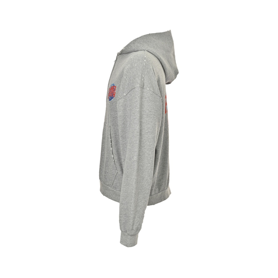 Balenciaga/巴黎世家 走秀款地球图案印花水洗做旧磨破拉链外套-Chinese UA Cheap High Quatity Brand Clothes Bags handbags Sneakers wholesale wholesaler seller from China Factory suppliers Fashion Clothing Shoes best Quality Beautiful Price Balenciaga/巴黎世家 走秀款地球图案印花水洗做旧磨破拉链外套
