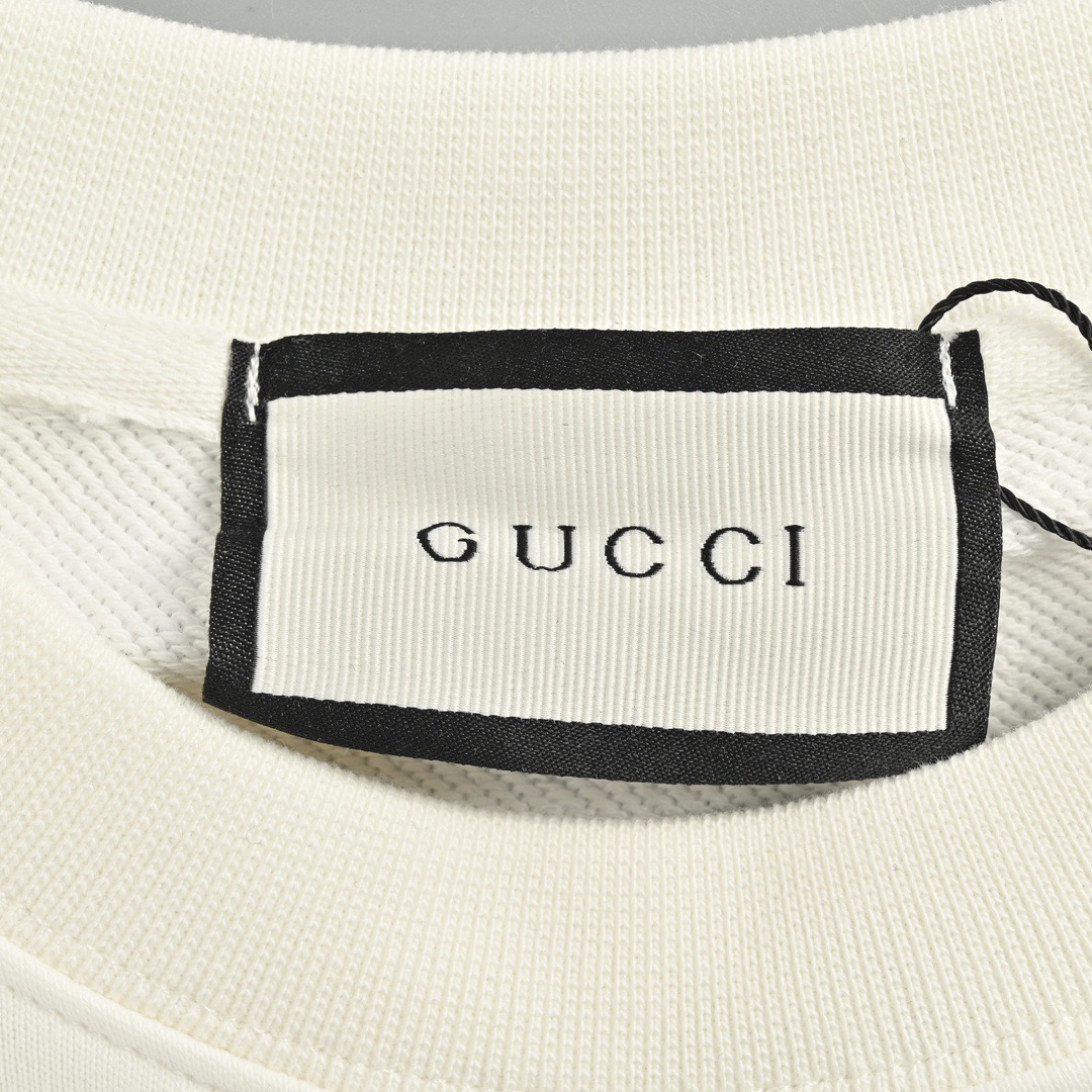 Gucci/古驰 24Fw 毛巾绣字母圆领卫衣-Chinese UA Cheap High Quatity Brand Clothes Bags handbags Sneakers wholesale wholesaler seller from China Factory suppliers Fashion Clothing Shoes best Quality Beautiful Price Gucci/古驰 24Fw 毛巾绣字母圆领卫衣