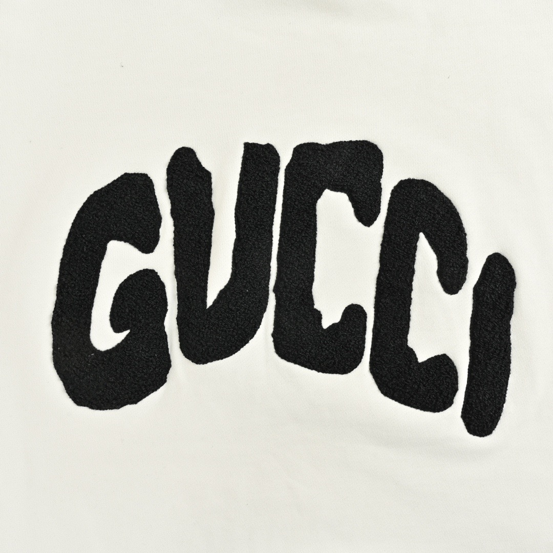 Gucci/古驰 24Fw 毛巾绣字母圆领卫衣-Chinese UA Cheap High Quatity Brand Clothes Bags handbags Sneakers wholesale wholesaler seller from China Factory suppliers Fashion Clothing Shoes best Quality Beautiful Price Gucci/古驰 24Fw 毛巾绣字母圆领卫衣