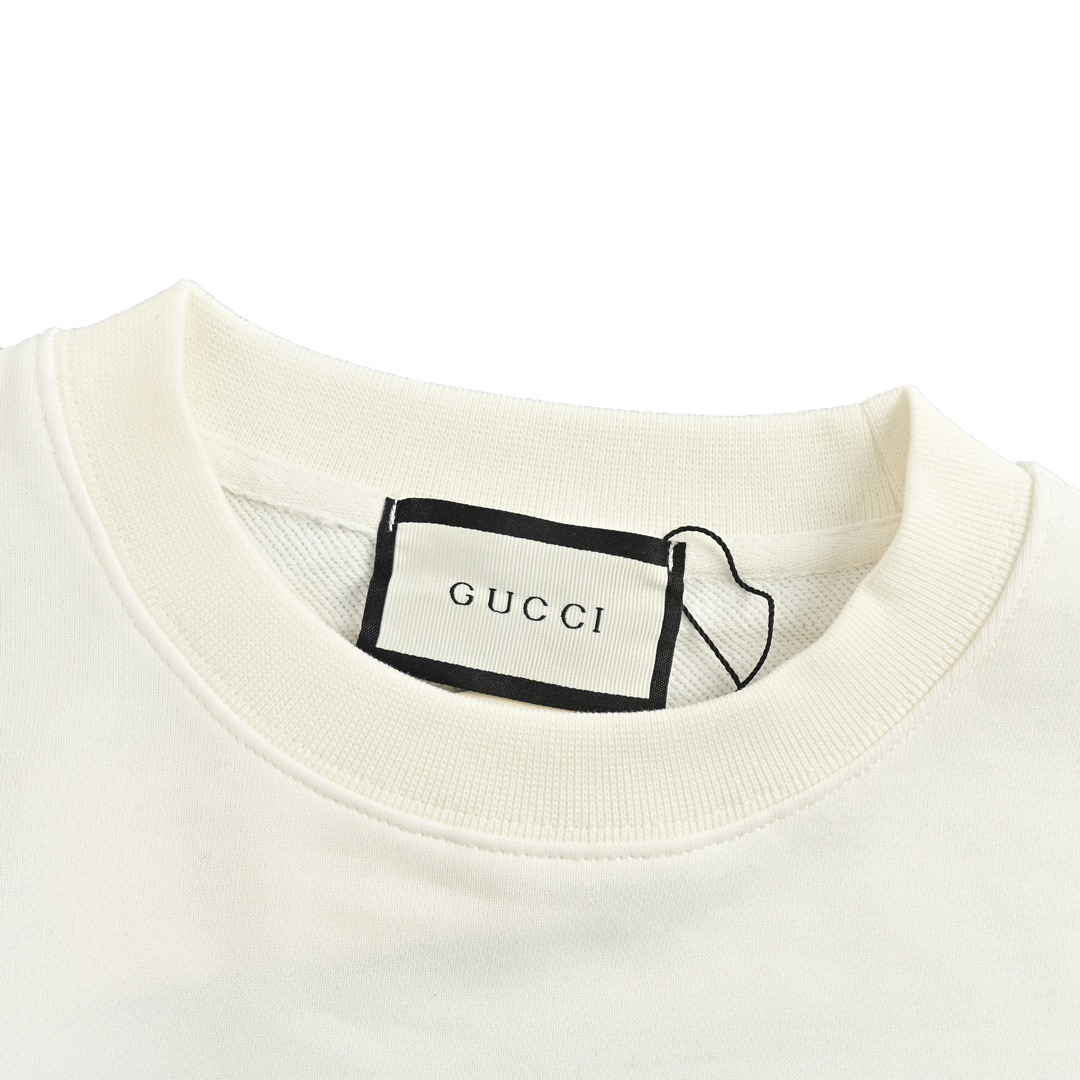 Gucci/古驰 24Fw 毛巾绣字母圆领卫衣-Chinese UA Cheap High Quatity Brand Clothes Bags handbags Sneakers wholesale wholesaler seller from China Factory suppliers Fashion Clothing Shoes best Quality Beautiful Price Gucci/古驰 24Fw 毛巾绣字母圆领卫衣
