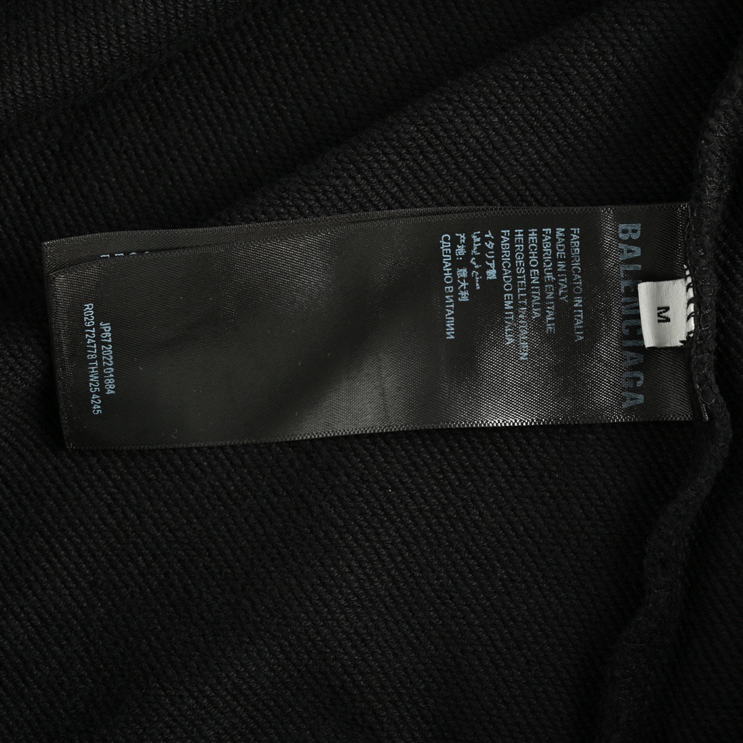 Balenciaga/巴黎世家 渐变水洗弹幕印花圆领卫衣-Chinese UA Cheap High Quatity Brand Clothes Bags handbags Sneakers wholesale wholesaler seller from China Factory suppliers Fashion Clothing Shoes best Quality Beautiful Price Balenciaga/巴黎世家 渐变水洗弹幕印花圆领卫衣