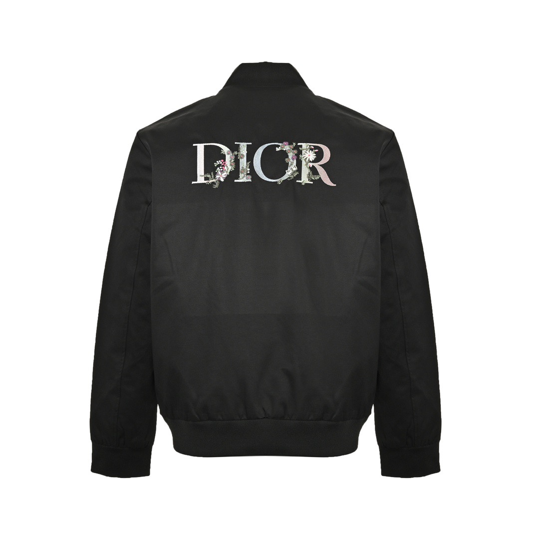 Dior/迪奥 24Fw 花卉刺绣徽标棒球夹克 Dior/迪奥 24Fw 花卉刺绣徽标棒球夹克