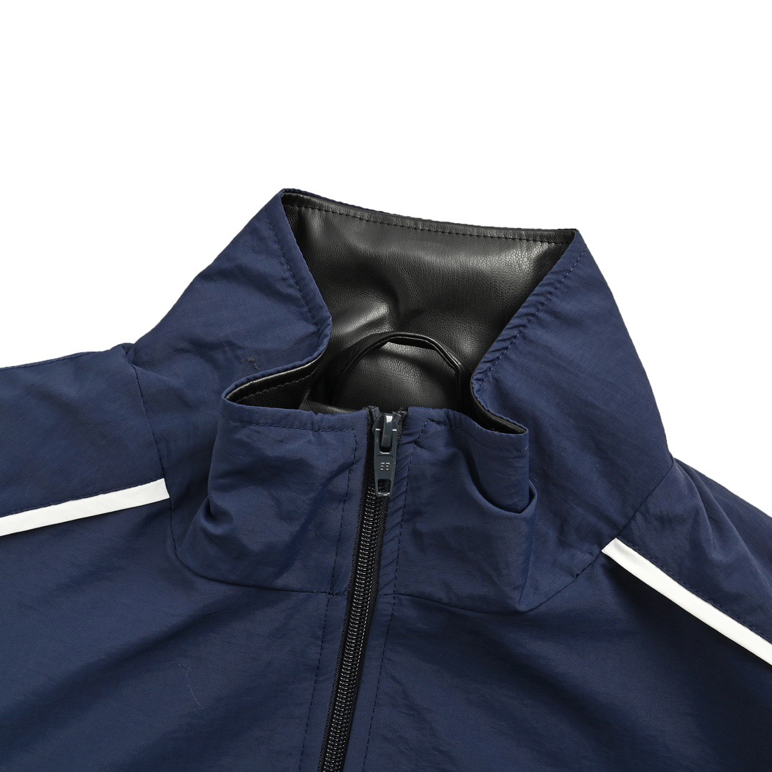 Balenciaga/巴黎世家 秀款loop sports icon刺绣双面皮夹克 Balenciaga/巴黎世家 秀款loop sports icon刺绣双面皮夹克