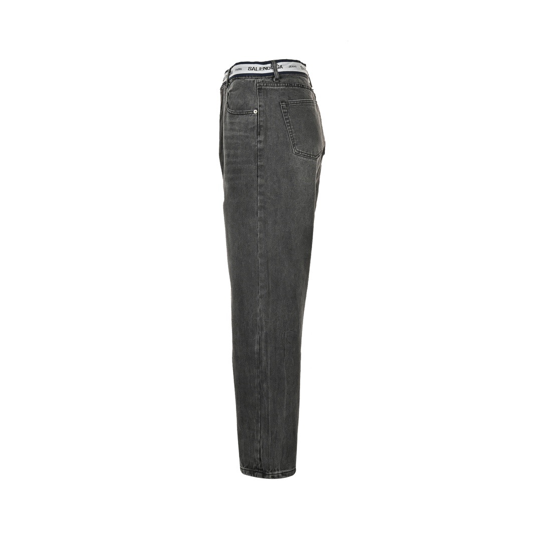Balenciaga/巴黎世家 腰间字母织带牛仔裤 Balenciaga/巴黎世家 腰间字母织带牛仔裤