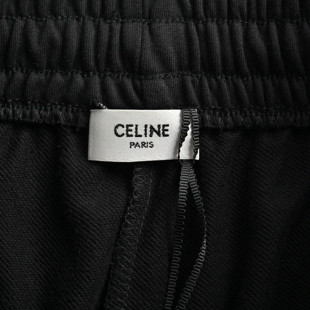 Celine/赛琳 23Fw 凯旋门刺绣小标长裤 Celine/赛琳 23Fw 凯旋门刺绣小标长裤