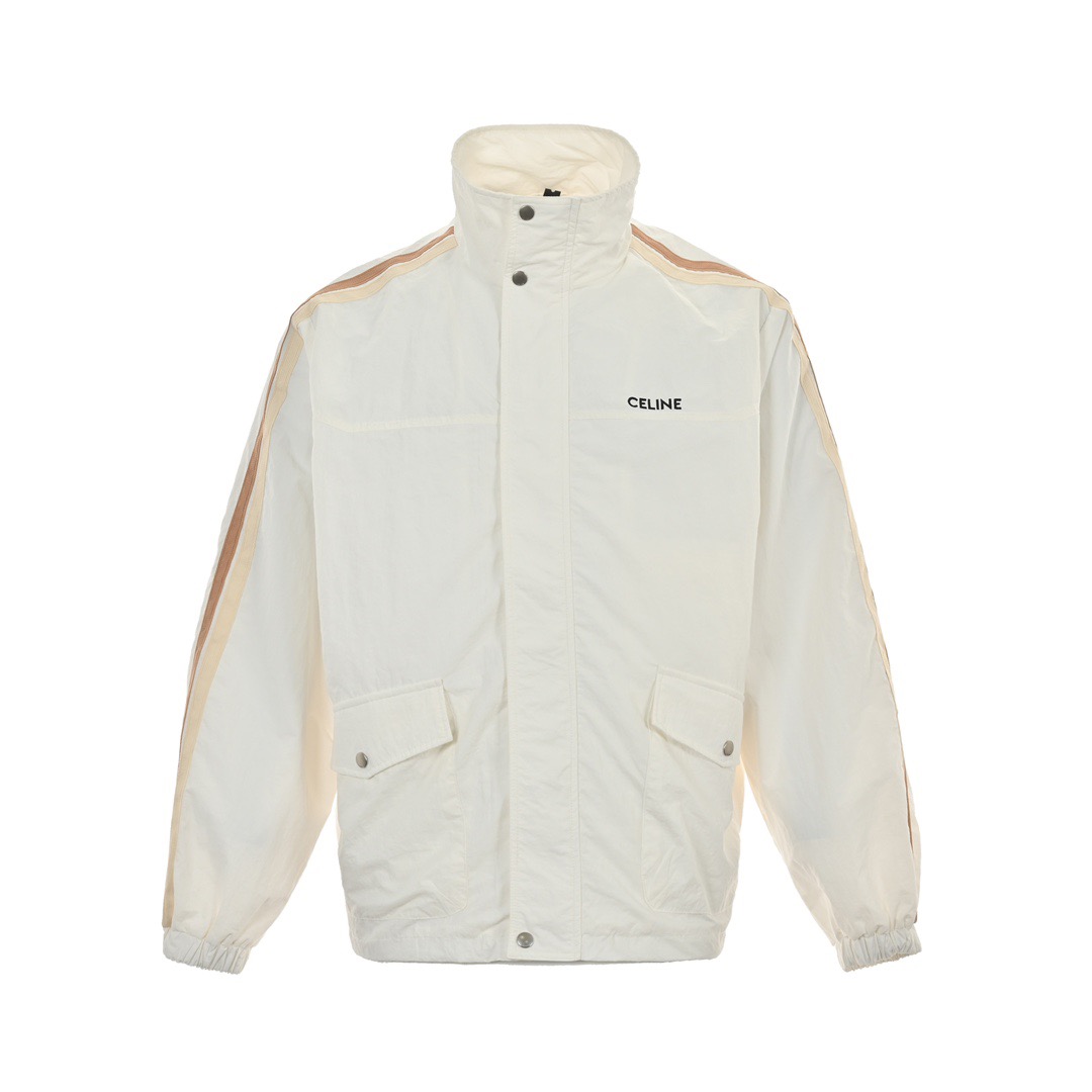 Celine/赛琳 侧边织带梭织拉链外套 Celine/赛琳 侧边织带梭织拉链外套