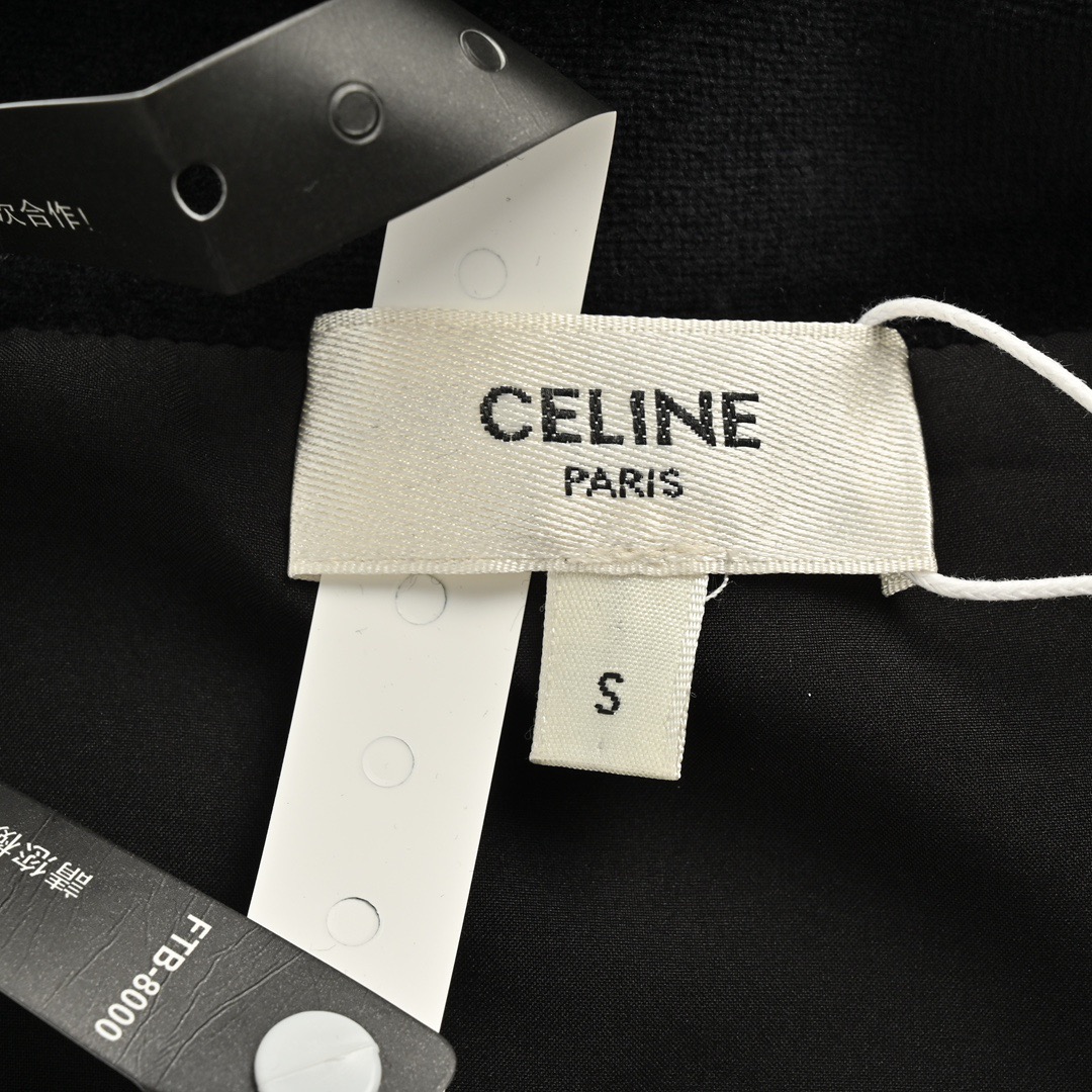 Celine/赛琳 丝绒拉链外套 定织定染丝绒面料 Celine/赛琳 丝绒拉链外套 定织定染丝绒面料