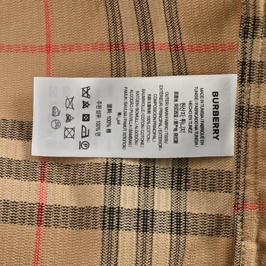 Burberry/巴宝莉 23Fw 灯芯绒格纹夹克外套