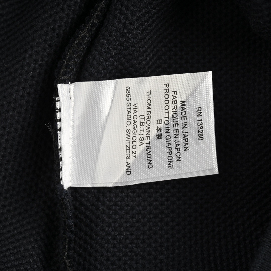 Thom Browne/汤姆布朗 暗纹四杠连帽卫衣 Thom Browne/汤姆布朗 暗纹四杠连帽卫衣