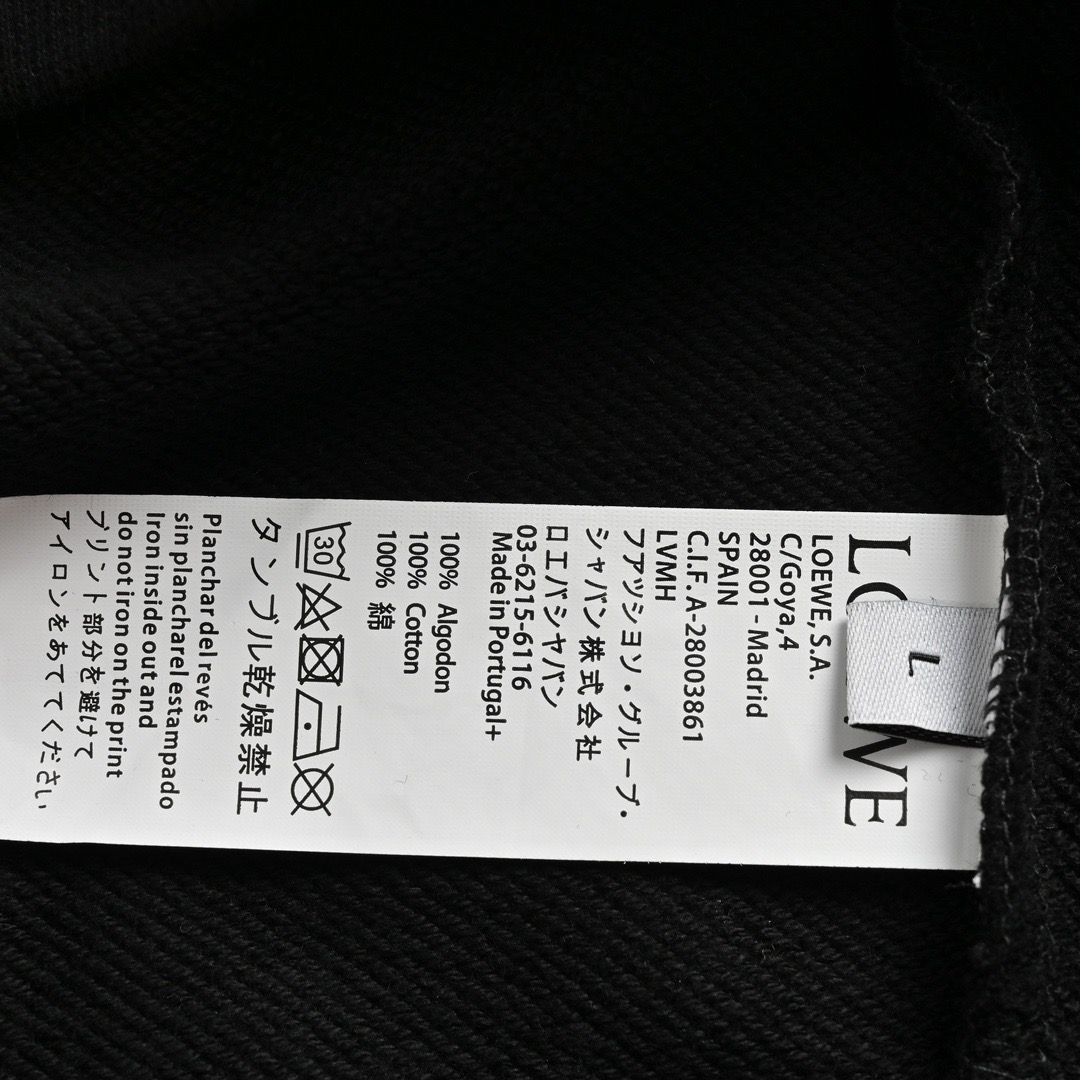 Loewe /罗意威 经典刺绣logo圆领卫衣