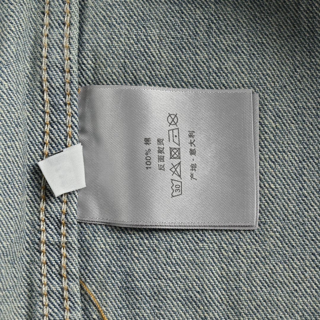 Dior /迪奥 23Fw 刺绣字母水洗拉链牛仔外套 Dior /迪奥 23Fw 刺绣字母水洗拉链牛仔外套