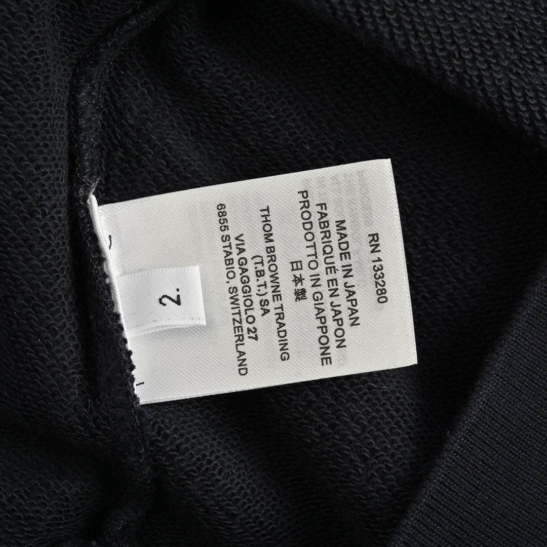 Thom Browne/汤姆布朗 四杠色织圆领卫衣-High Quatity Cheap Brand wholesale wholesaler seller Clothes Bags handbags Sneakers Top Fashion Clothing Shoes from China Factory Chinese suppliers best Quality Beautiful Price Thom Browne/汤姆布朗 四杠色织圆领卫衣