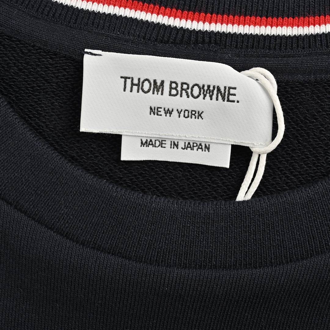 Thom Browne/汤姆布朗 四杠色织圆领卫衣-High Quatity Cheap Brand wholesale wholesaler seller Clothes Bags handbags Sneakers Top Fashion Clothing Shoes from China Factory Chinese suppliers best Quality Beautiful Price Thom Browne/汤姆布朗 四杠色织圆领卫衣