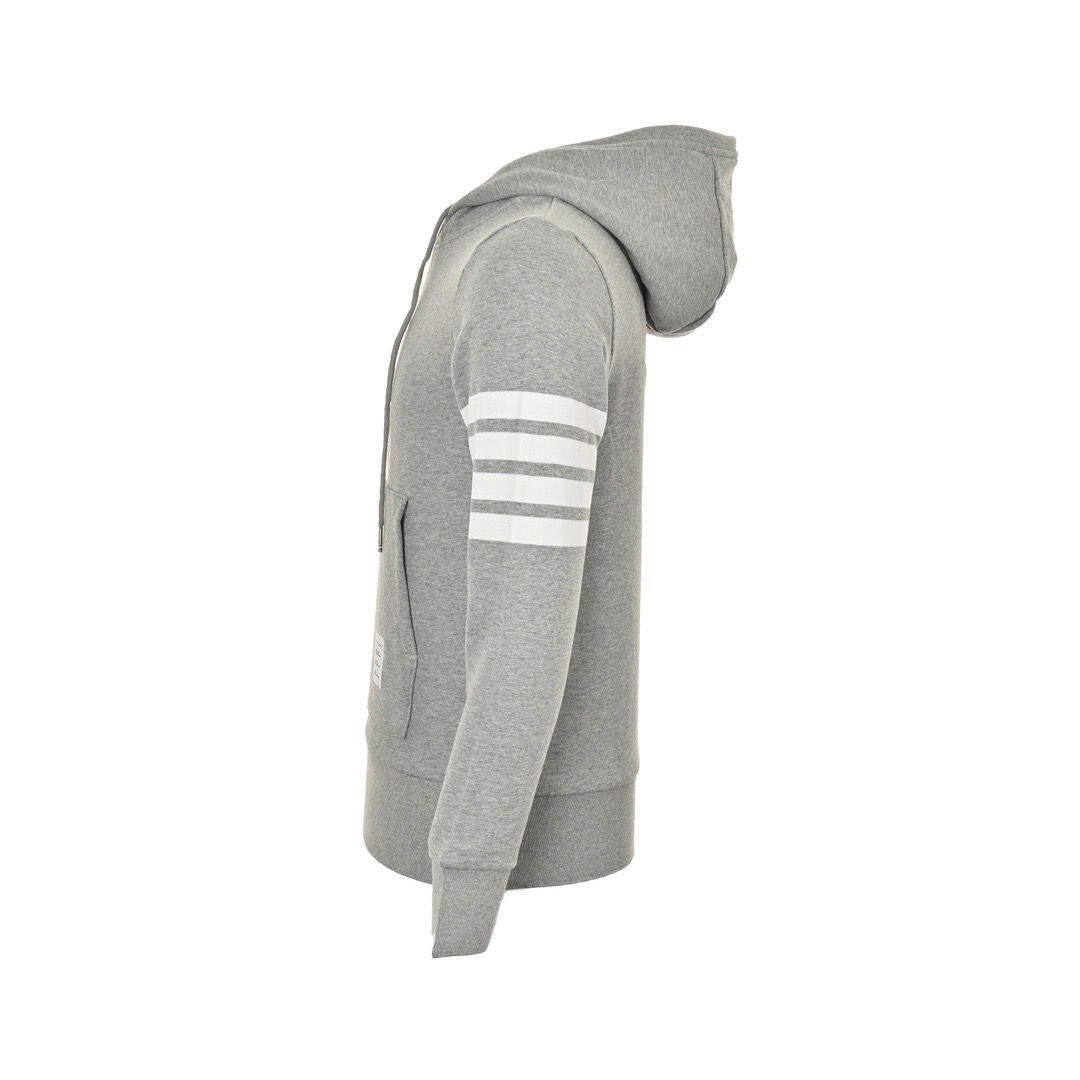 Thom Browne/汤姆布朗 四杠色织连帽卫衣-High Quatity Cheap Brand wholesale wholesaler seller Clothes Bags handbags Sneakers Top Fashion Clothing Shoes from China Factory Chinese suppliers best Quality Beautiful Price Thom Browne/汤姆布朗 四杠色织连帽卫衣