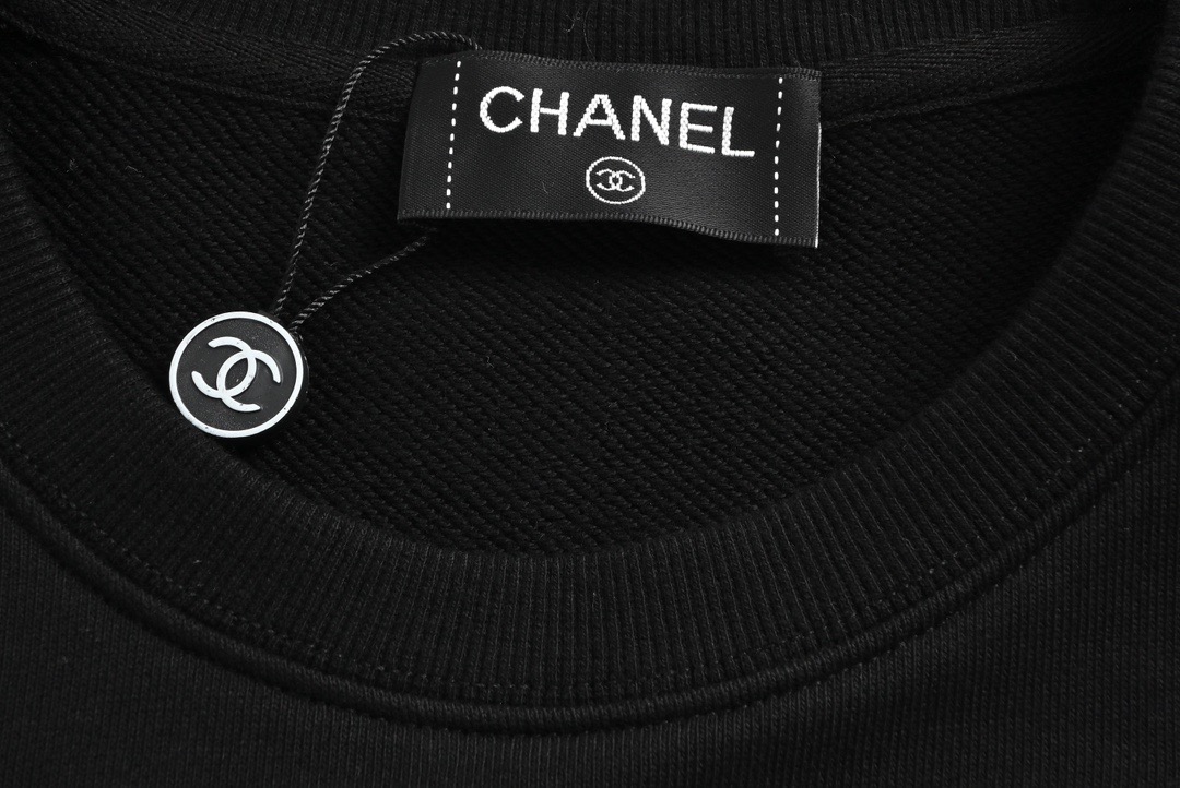 Chanel /香奈儿21ss 经典刺绣双C圆领卫衣-High Quatity Cheap Brand wholesale wholesaler seller Clothes Bags handbags Sneakers Top Fashion Clothing Shoes from China Factory Chinese suppliers best Quality Beautiful Price Chanel /香奈儿21ss 经典刺绣双C圆领卫衣