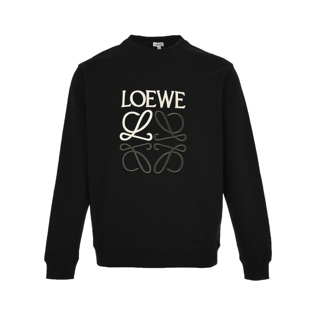 Loewe/罗意威 经典刺绣大logo圆领卫衣
