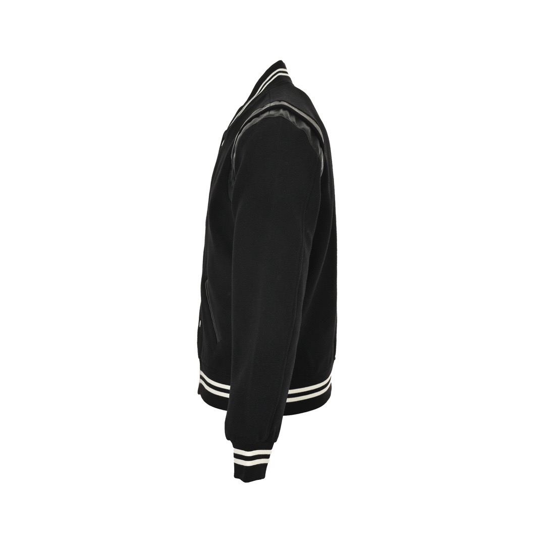 Saint Laurent Paris SLP 圣罗兰 羊毛棒球服外套-High Quatity Cheap Brand wholesale wholesaler seller Clothes Bags handbags Sneakers Top Fashion Clothing Shoes from China Factory Chinese suppliers best Quality Beautiful Price Saint Laurent Paris SLP 圣罗兰 羊毛棒球服外套