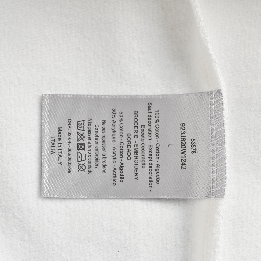 Dior/迪奥 23Fw 前后签名字母刺绣圆领卫衣-High Quatity Cheap Brand wholesale wholesaler seller Clothes Bags handbags Sneakers Top Fashion Clothing Shoes from China Factory Chinese suppliers best Quality Beautiful Price Dior/迪奥 23Fw 前后签名字母刺绣圆领卫衣