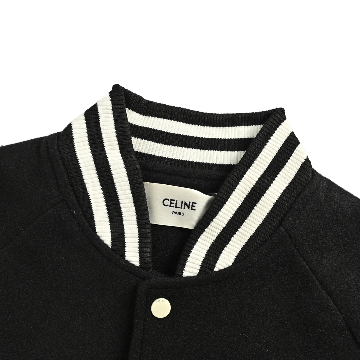 Celine/赛琳 25Fw 学院风刺绣字母徽标棒球服外套