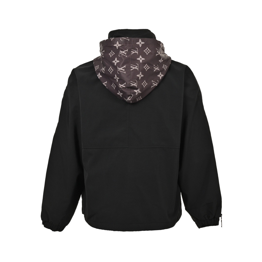 Louis Vuitton/路易威登 24Fw 老花拼接风衣拉链外套-High Quatity Cheap Brand wholesale wholesaler seller Clothes Bags handbags Sneakers Top Fashion Clothing Shoes from China Factory Chinese suppliers best Quality Beautiful Price Louis Vuitton/路易威登 24Fw 老花拼接风衣拉链外套