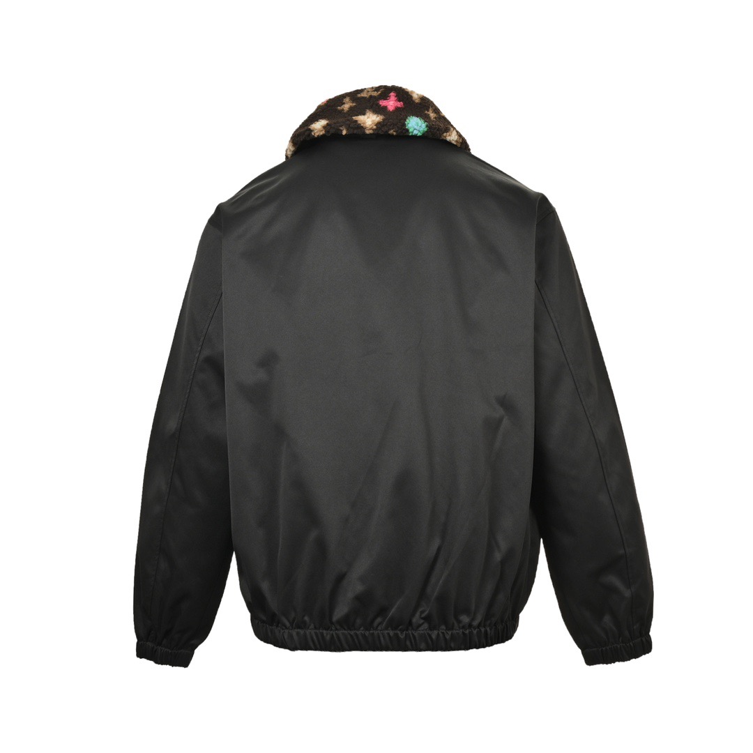 Louis Vuitton & Tyler 24Fw 老花可拆卸羊羔绒领夹克外套-High Quatity Cheap Brand wholesale wholesaler seller Clothes Bags handbags Sneakers Top Fashion Clothing Shoes from China Factory Chinese suppliers best Quality Beautiful Price Louis Vuitton & Tyler 24Fw 老花可拆卸羊羔绒领夹克外套