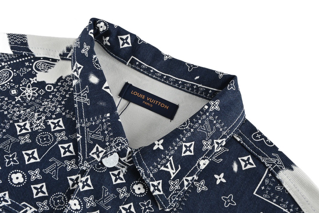 Louis Vuitton/路易威登 腰果花牛仔外套-High Quatity Cheap Brand wholesale wholesaler seller Clothes Bags handbags Sneakers Top Fashion Clothing Shoes from China Factory Chinese suppliers best Quality Beautiful Price Louis Vuitton/路易威登 腰果花牛仔外套