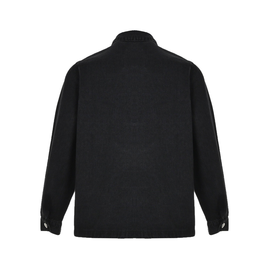 Prada/普拉达 水洗三角标牛仔衬衫-High Quatity Cheap Brand wholesale wholesaler seller Clothes Bags handbags Sneakers Top Fashion Clothing Shoes from China Factory Chinese suppliers best Quality Beautiful Price Prada/普拉达 水洗三角标牛仔衬衫