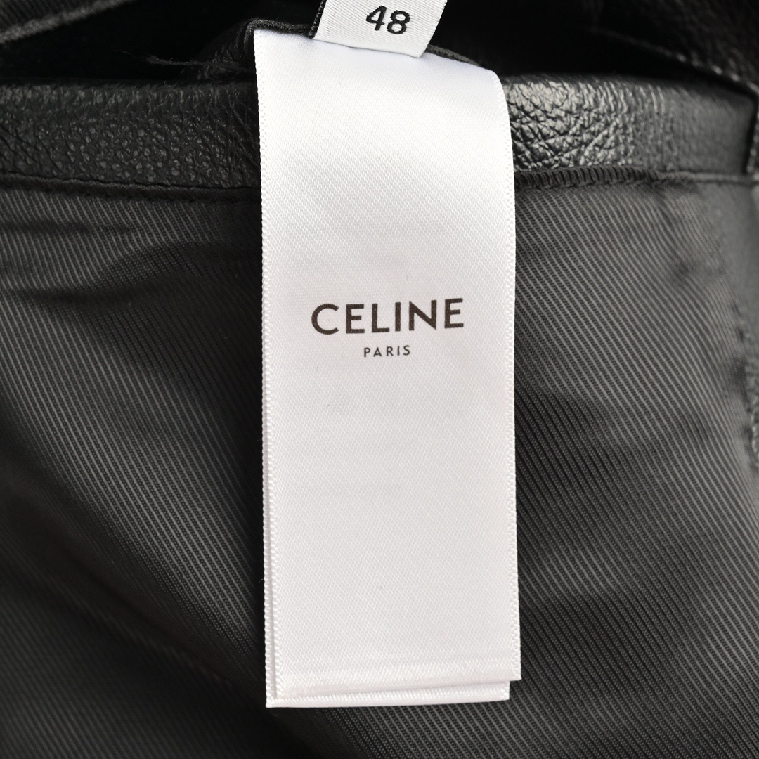 Celine/赛琳 C标皮革连帽夹克外套 定制纹脂雅尊皮革-High Quatity Cheap Brand wholesale wholesaler seller Clothes Bags handbags Sneakers Top Fashion Clothing Shoes from China Factory Chinese suppliers best Quality Beautiful Price Celine/赛琳 C标皮革连帽夹克外套 定制纹脂雅尊皮革