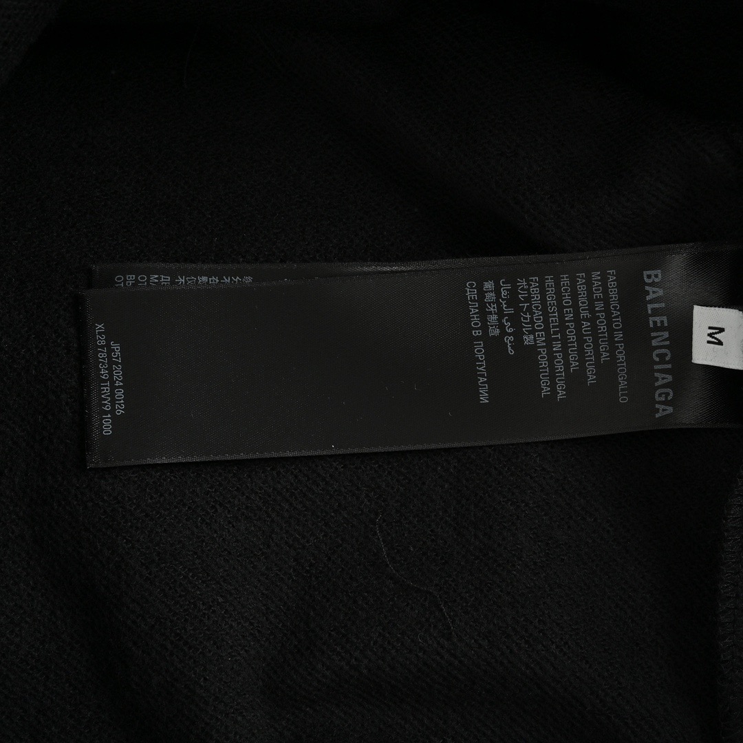 Balenciaga/巴黎世家 24Fw 火炬字母印花圆领卫衣-High Quatity Cheap Brand wholesale wholesaler seller Clothes Bags handbags Sneakers Top Fashion Clothing Shoes from China Factory Chinese suppliers best Quality Beautiful Price Balenciaga/巴黎世家 24Fw 火炬字母印花圆领卫衣