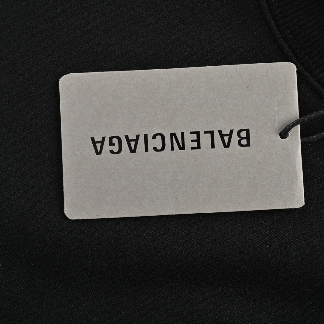 Balenciaga & Adidas 三叶草印花圆领卫衣