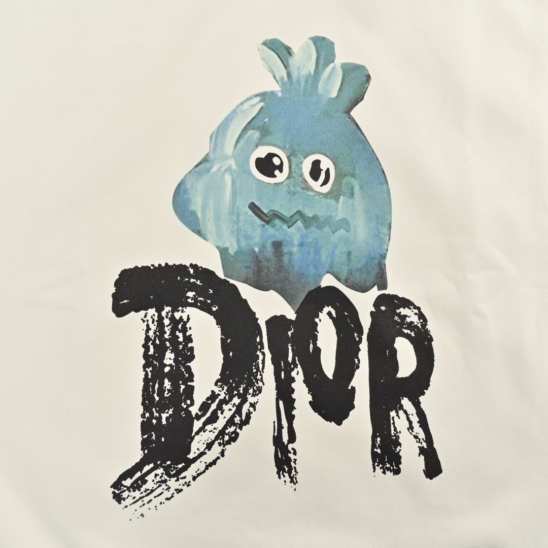 Dior/迪奥 24Fw 萝卜头印花圆领卫衣