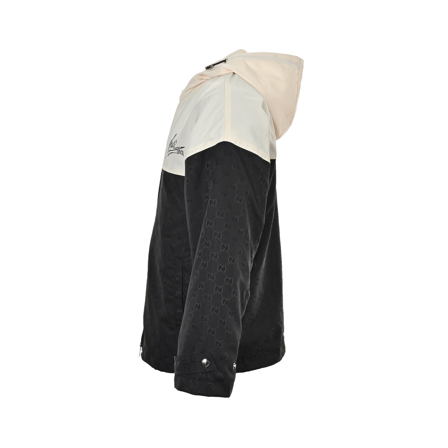 Gucci/古驰 暗纹提花拼接连帽风衣外套-High Quatity Cheap Brand wholesale wholesaler seller Clothes Bags handbags Sneakers Top Fashion Clothing Shoes from China Factory Chinese suppliers best Quality Beautiful Price Gucci/古驰 暗纹提花拼接连帽风衣外套