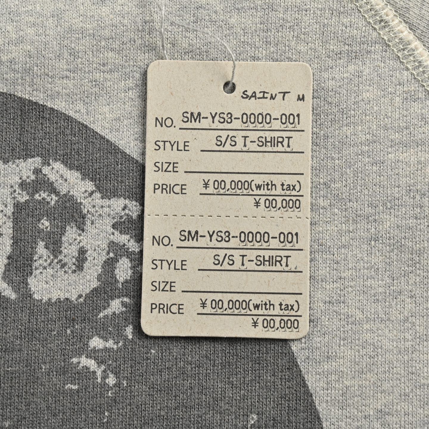 SAINT MICHAEL 24FW 伊丽莎白女王做旧印花圆领卫衣