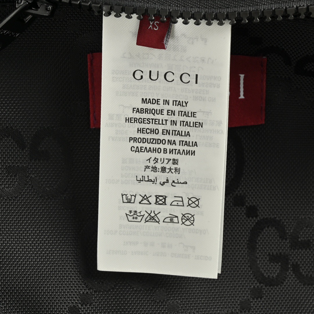 Gucci /古驰 24Fw 红绿织带暗纹风衣外套