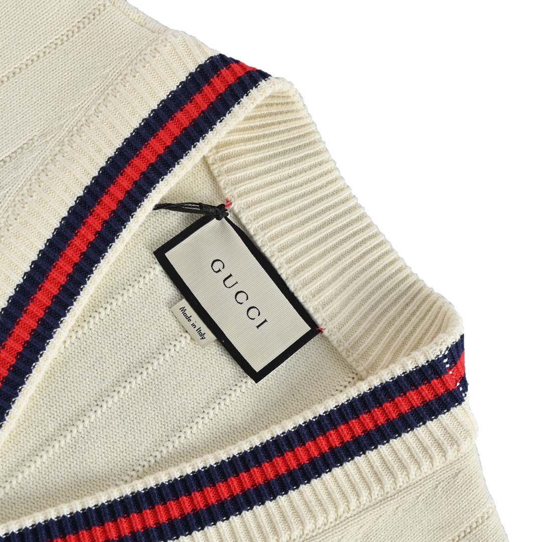 Gucci/古驰 21Fw 双G针织镂空开衫毛衣-High Quatity Cheap Brand wholesale wholesaler seller Clothes Bags handbags Sneakers Top Fashion Clothing Shoes from China Factory Chinese suppliers best Quality Beautiful Price Gucci/古驰 21Fw 双G针织镂空开衫毛衣
