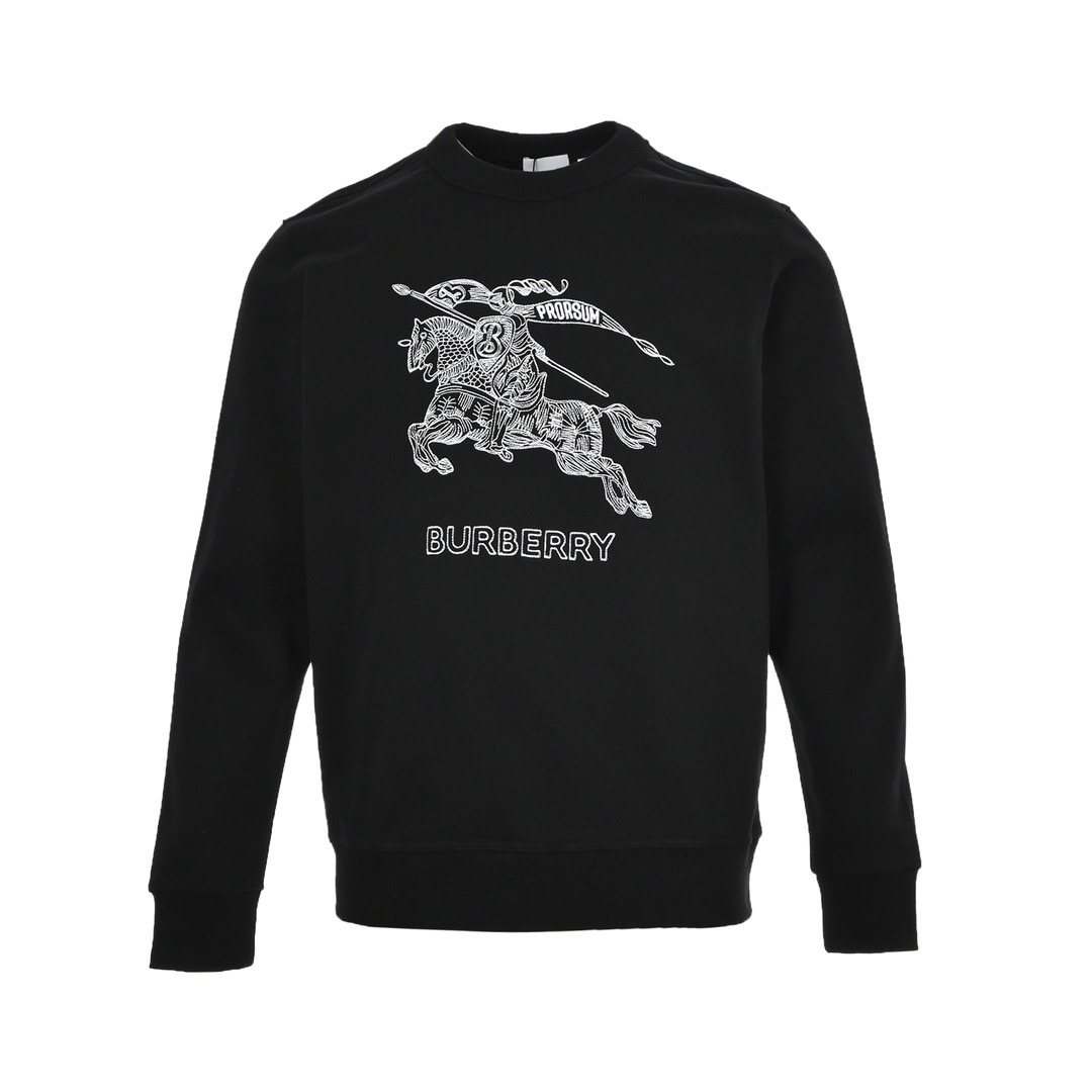 Burberry/巴宝莉 23Fw 战马刺绣圆领卫衣 Burberry/巴宝莉 23Fw 战马刺绣圆领卫衣