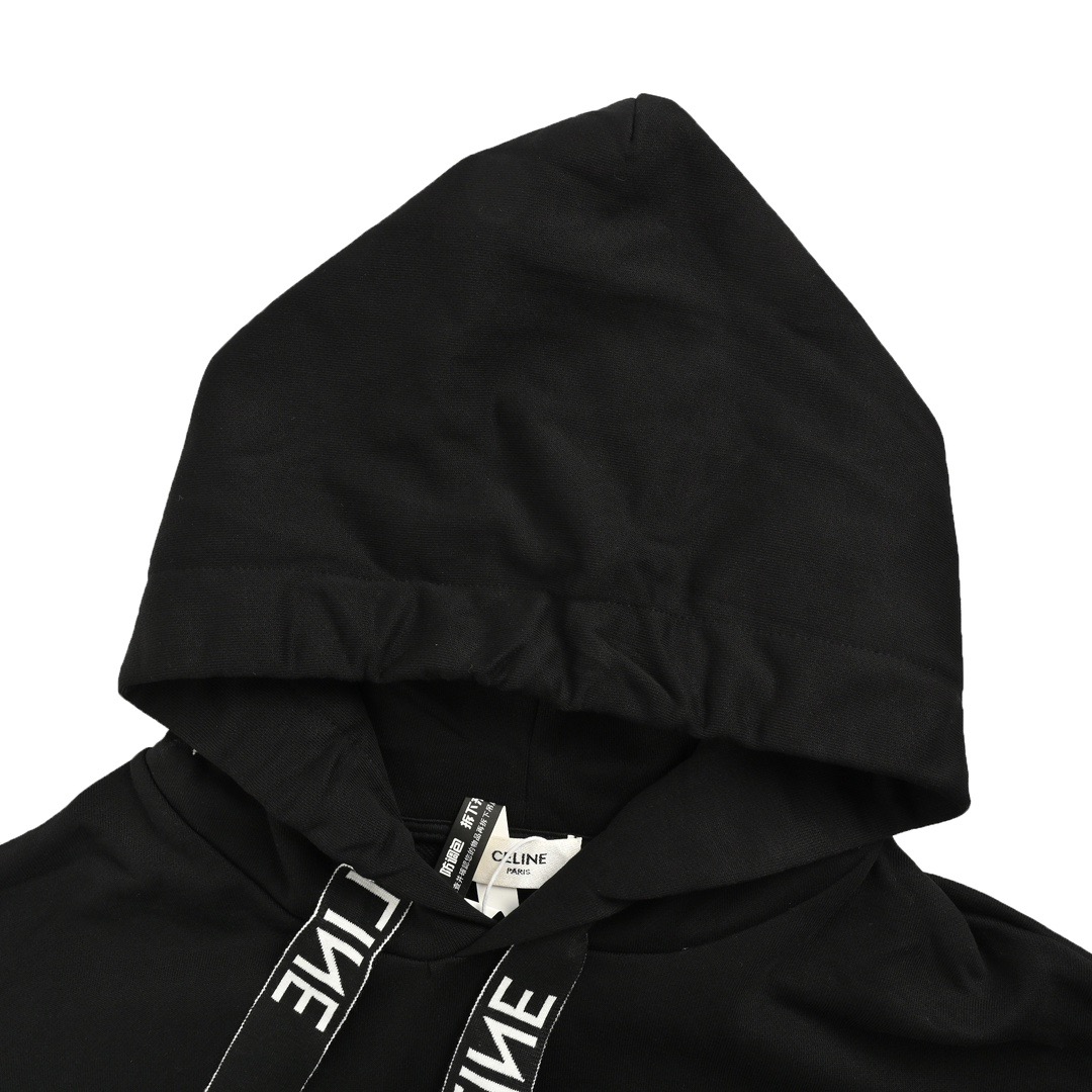 Celine/赛琳 字母织带连帽卫衣 法国时尚奢侈品牌CELINE秉持风格美学