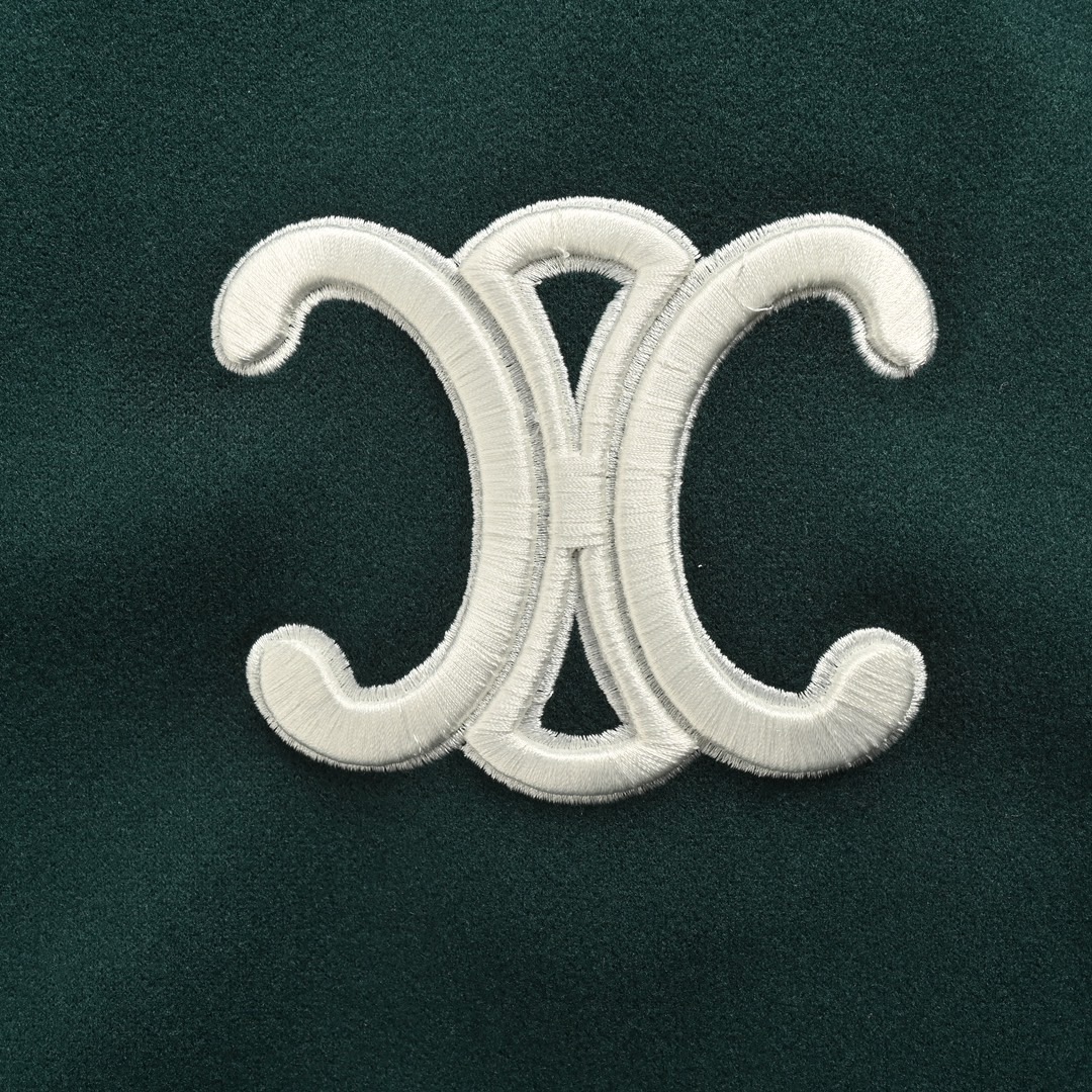 Celine/赛琳 拼接刺绣棒球服夹克外套