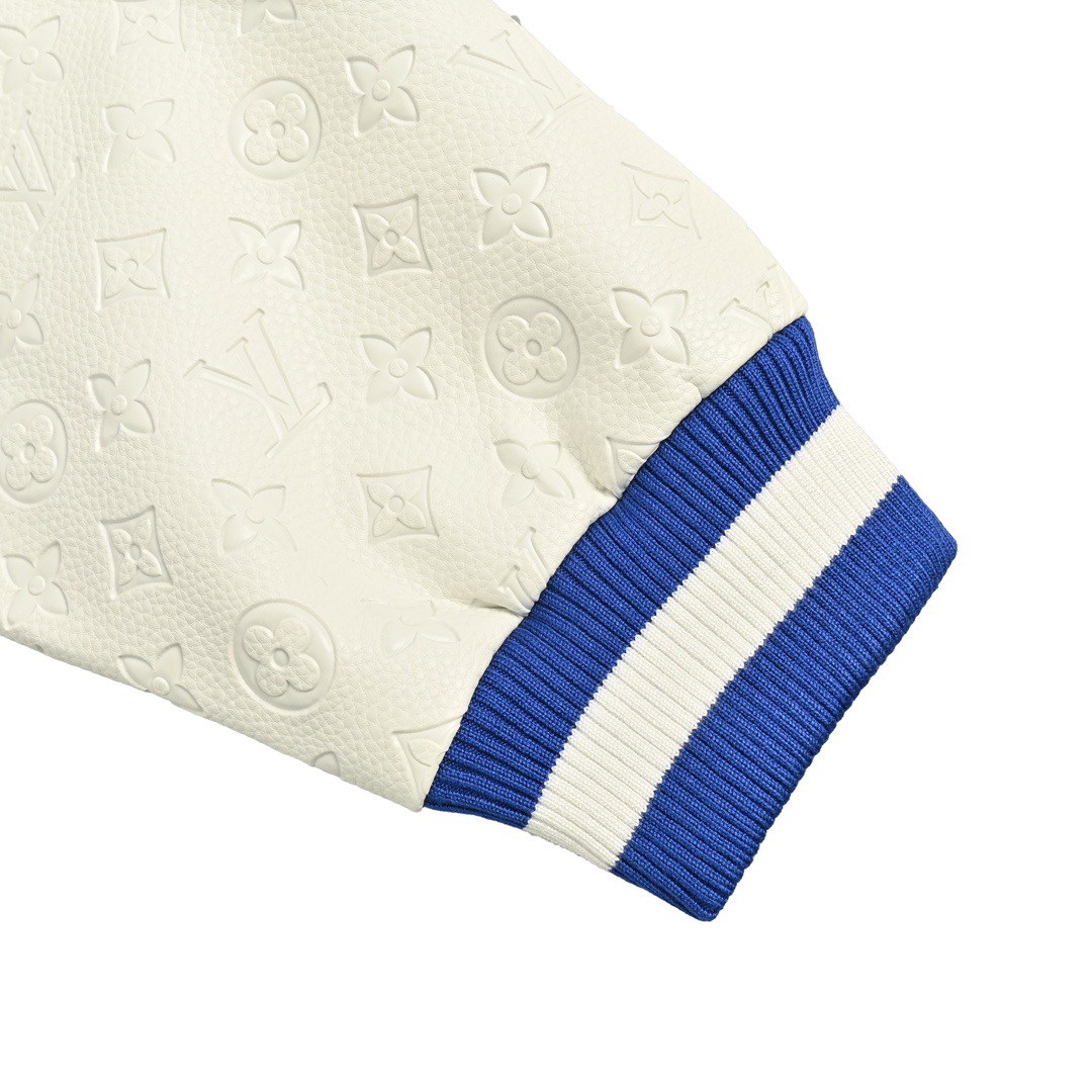 Louis Vuitton/路易威登 V字母刺绣拼接棒球服夹克外套
