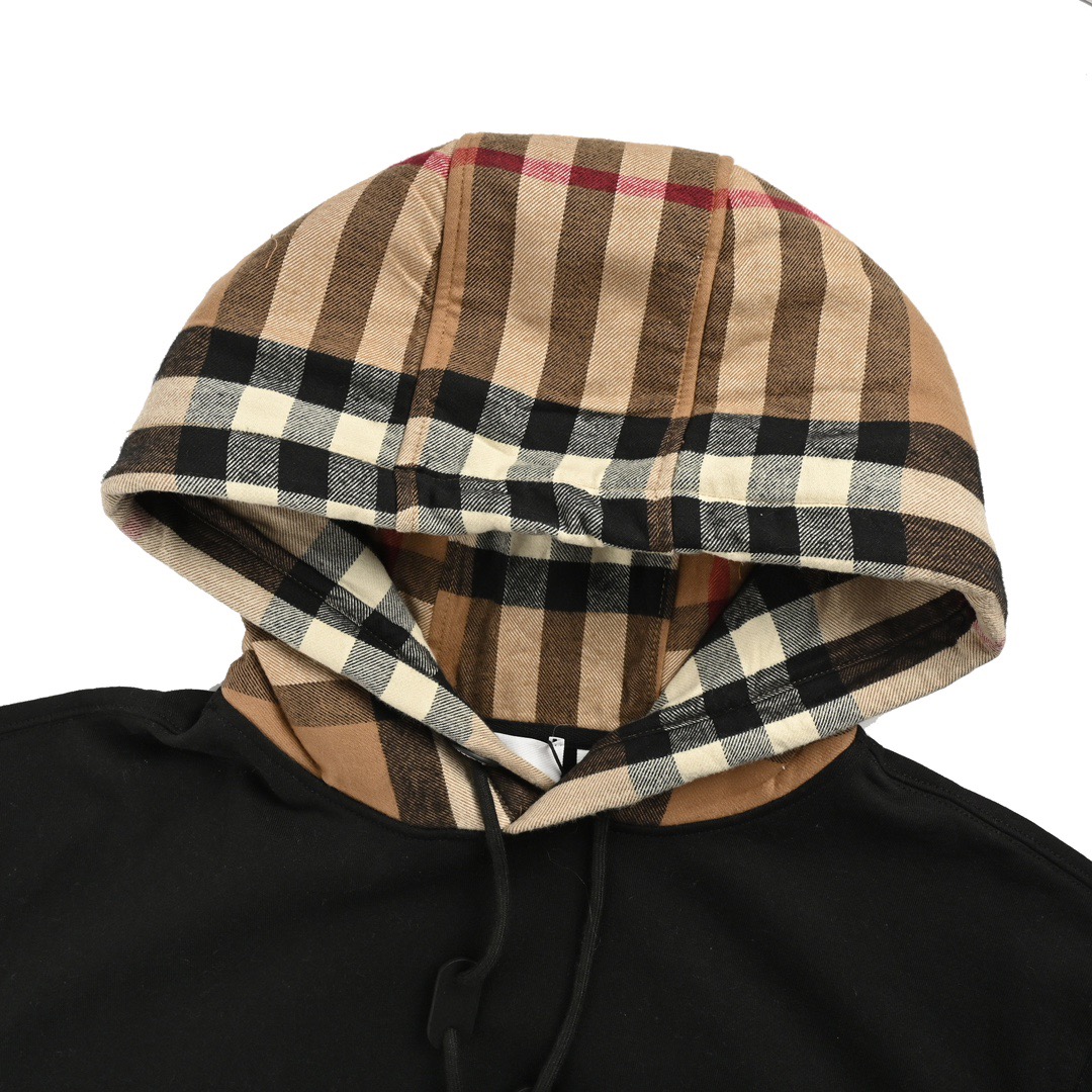Burberry/巴宝莉 23Fw 格纹帽拼接连帽卫衣-Chinese wholesaler seller Clothes Bags handbags wholesale Shoes High Quatity wholesaler seller Cheap Sneakers from China Factory Chinese suppliers china wholesale clothing wholesaler seller Burberry/巴宝莉 23Fw 格纹帽拼接连帽卫衣