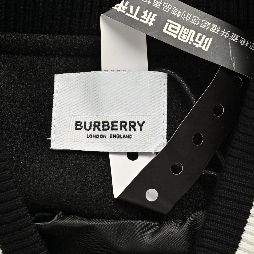 Burberry/巴宝莉 后背刺绣小熊棒球服外套