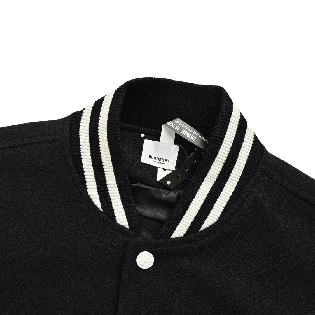 Burberry/巴宝莉 后背刺绣小熊棒球服外套
