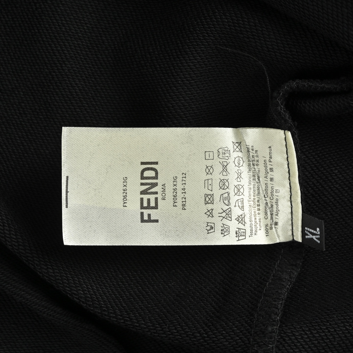 Fendi/芬迪 FF颠倒字母圆领卫衣