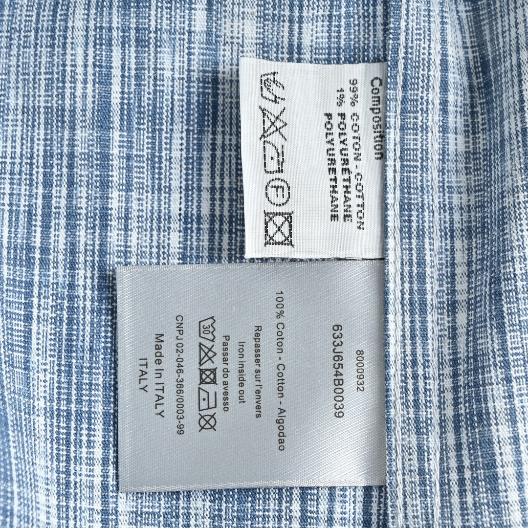 Dior/迪奥 22ss 经典满印老花牛仔衬衫外套
